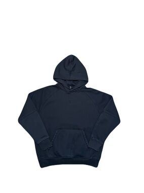 Three Nails Signature Fleece Hoodie Pullover Sweatshirt Mens Medium Black